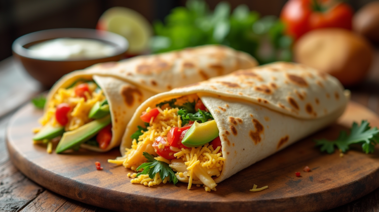 How to Make a Delicious Chicken Breakfast Burrito